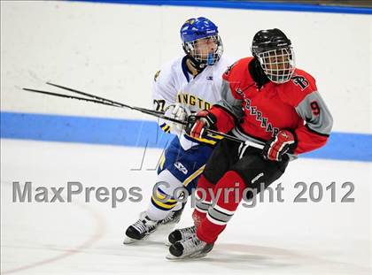 Thumbnail 2 in NFA/St. Bernard/Bacon Academy vs. Newington/Berlin (CIAC Division III Semifinal) photogallery.