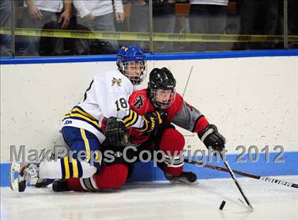 Thumbnail 3 in NFA/St. Bernard/Bacon Academy vs. Newington/Berlin (CIAC Division III Semifinal) photogallery.