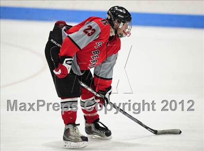 Thumbnail 1 in NFA/St. Bernard/Bacon Academy vs. Newington/Berlin (CIAC Division III Semifinal) photogallery.