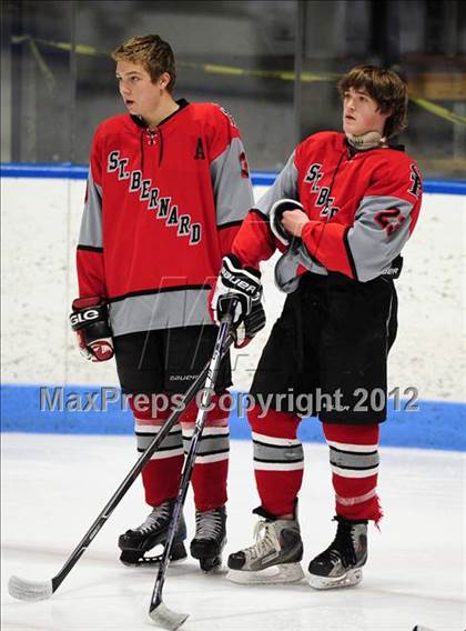 Thumbnail 3 in NFA/St. Bernard/Bacon Academy vs. Newington/Berlin (CIAC Division III Semifinal) photogallery.