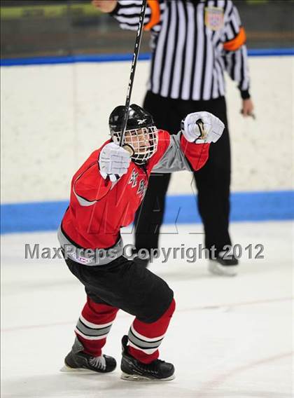 Thumbnail 2 in NFA/St. Bernard/Bacon Academy vs. Newington/Berlin (CIAC Division III Semifinal) photogallery.