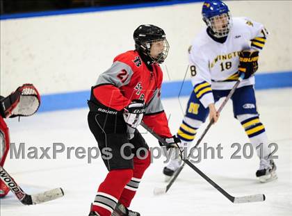Thumbnail 2 in NFA/St. Bernard/Bacon Academy vs. Newington/Berlin (CIAC Division III Semifinal) photogallery.