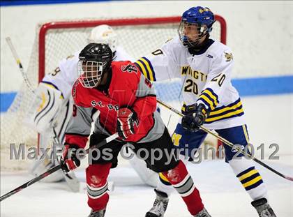 Thumbnail 1 in NFA/St. Bernard/Bacon Academy vs. Newington/Berlin (CIAC Division III Semifinal) photogallery.