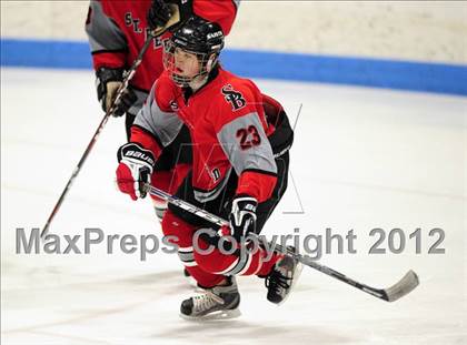 Thumbnail 3 in NFA/St. Bernard/Bacon Academy vs. Newington/Berlin (CIAC Division III Semifinal) photogallery.