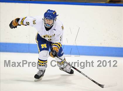 Thumbnail 1 in NFA/St. Bernard/Bacon Academy vs. Newington/Berlin (CIAC Division III Semifinal) photogallery.