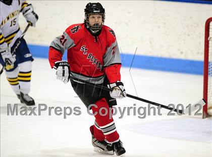 Thumbnail 3 in NFA/St. Bernard/Bacon Academy vs. Newington/Berlin (CIAC Division III Semifinal) photogallery.