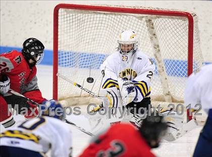Thumbnail 3 in NFA/St. Bernard/Bacon Academy vs. Newington/Berlin (CIAC Division III Semifinal) photogallery.