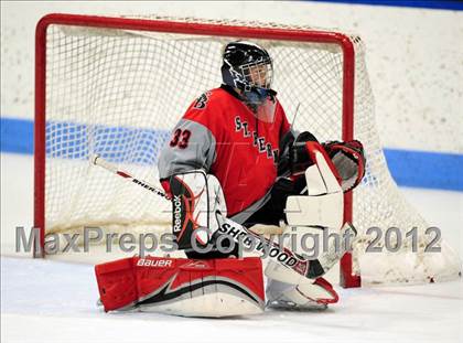 Thumbnail 1 in NFA/St. Bernard/Bacon Academy vs. Newington/Berlin (CIAC Division III Semifinal) photogallery.