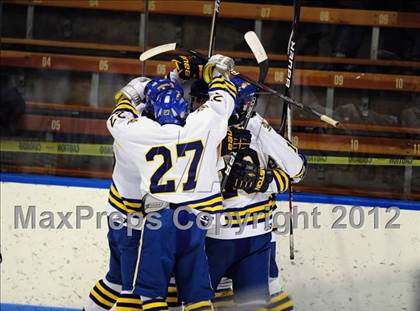 Thumbnail 3 in NFA/St. Bernard/Bacon Academy vs. Newington/Berlin (CIAC Division III Semifinal) photogallery.