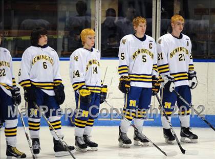 Thumbnail 1 in NFA/St. Bernard/Bacon Academy vs. Newington/Berlin (CIAC Division III Semifinal) photogallery.