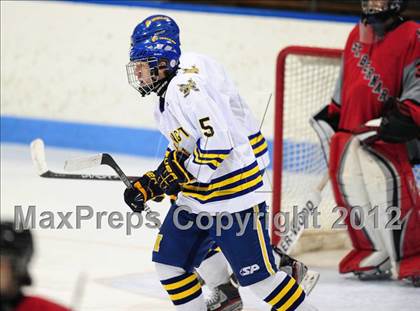 Thumbnail 3 in NFA/St. Bernard/Bacon Academy vs. Newington/Berlin (CIAC Division III Semifinal) photogallery.