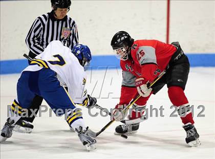 Thumbnail 2 in NFA/St. Bernard/Bacon Academy vs. Newington/Berlin (CIAC Division III Semifinal) photogallery.