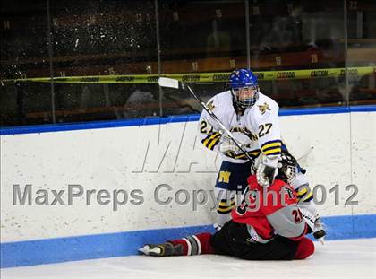 Thumbnail 2 in NFA/St. Bernard/Bacon Academy vs. Newington/Berlin (CIAC Division III Semifinal) photogallery.