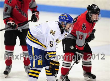 Thumbnail 2 in NFA/St. Bernard/Bacon Academy vs. Newington/Berlin (CIAC Division III Semifinal) photogallery.