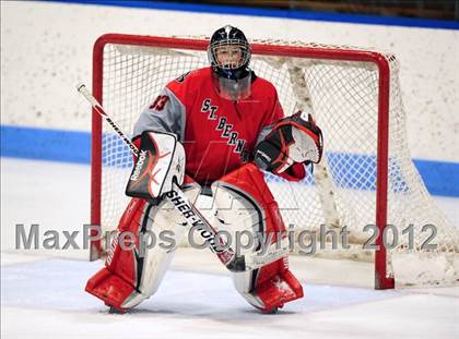 Thumbnail 3 in NFA/St. Bernard/Bacon Academy vs. Newington/Berlin (CIAC Division III Semifinal) photogallery.
