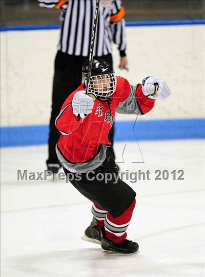 Thumbnail 3 in NFA/St. Bernard/Bacon Academy vs. Newington/Berlin (CIAC Division III Semifinal) photogallery.