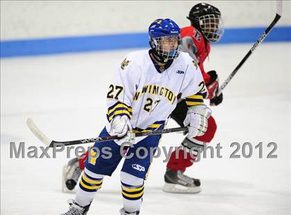 Thumbnail 3 in NFA/St. Bernard/Bacon Academy vs. Newington/Berlin (CIAC Division III Semifinal) photogallery.