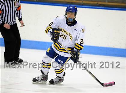 Thumbnail 1 in NFA/St. Bernard/Bacon Academy vs. Newington/Berlin (CIAC Division III Semifinal) photogallery.