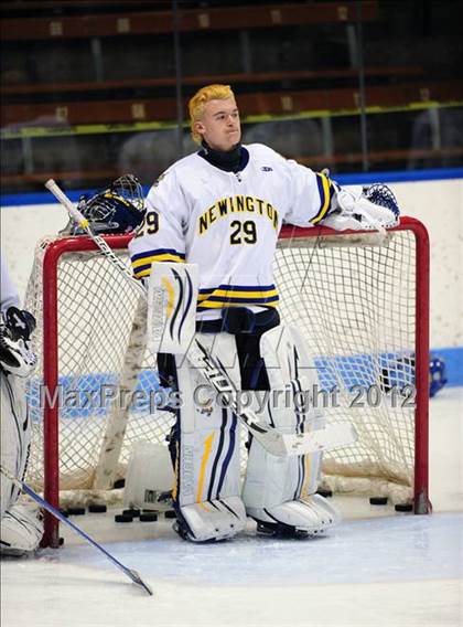 Thumbnail 3 in NFA/St. Bernard/Bacon Academy vs. Newington/Berlin (CIAC Division III Semifinal) photogallery.