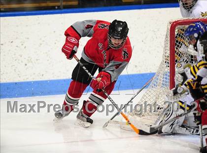 Thumbnail 1 in NFA/St. Bernard/Bacon Academy vs. Newington/Berlin (CIAC Division III Semifinal) photogallery.