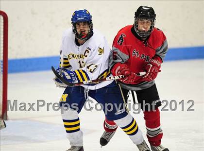 Thumbnail 3 in NFA/St. Bernard/Bacon Academy vs. Newington/Berlin (CIAC Division III Semifinal) photogallery.