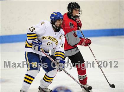 Thumbnail 3 in NFA/St. Bernard/Bacon Academy vs. Newington/Berlin (CIAC Division III Semifinal) photogallery.