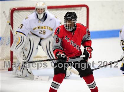 Thumbnail 3 in NFA/St. Bernard/Bacon Academy vs. Newington/Berlin (CIAC Division III Semifinal) photogallery.