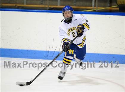 Thumbnail 3 in NFA/St. Bernard/Bacon Academy vs. Newington/Berlin (CIAC Division III Semifinal) photogallery.