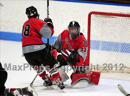 Thumbnail 1 in NFA/St. Bernard/Bacon Academy vs. Newington/Berlin (CIAC Division III Semifinal) photogallery.