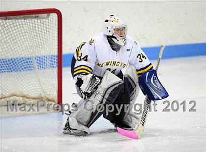 Thumbnail 1 in NFA/St. Bernard/Bacon Academy vs. Newington/Berlin (CIAC Division III Semifinal) photogallery.
