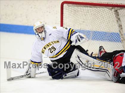 Thumbnail 1 in NFA/St. Bernard/Bacon Academy vs. Newington/Berlin (CIAC Division III Semifinal) photogallery.