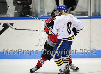 Thumbnail 2 in NFA/St. Bernard/Bacon Academy vs. Newington/Berlin (CIAC Division III Semifinal) photogallery.