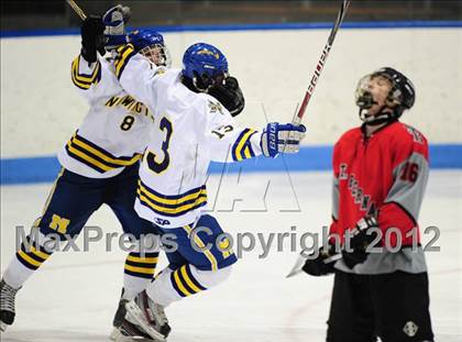 Thumbnail 1 in NFA/St. Bernard/Bacon Academy vs. Newington/Berlin (CIAC Division III Semifinal) photogallery.