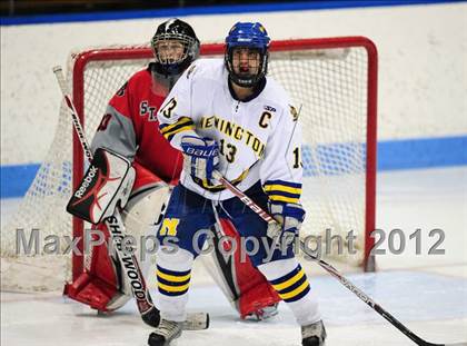 Thumbnail 2 in NFA/St. Bernard/Bacon Academy vs. Newington/Berlin (CIAC Division III Semifinal) photogallery.
