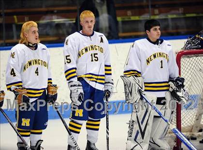 Thumbnail 1 in NFA/St. Bernard/Bacon Academy vs. Newington/Berlin (CIAC Division III Semifinal) photogallery.