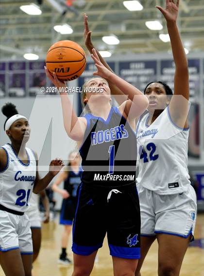 Thumbnail 1 in Conway vs. Rogers (AAA 6A Second Round Playoff) photogallery.