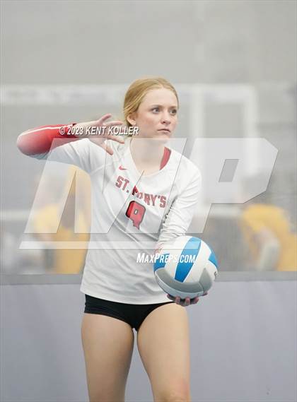 Thumbnail 3 in St. Mary's Prep vs. Gull Lake (Beast of the East) photogallery.
