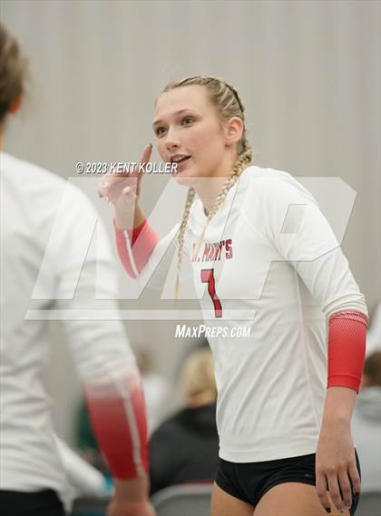 Thumbnail 3 in St. Mary's Prep vs. Gull Lake (Beast of the East) photogallery.