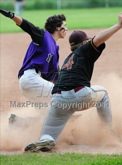 Thumbnail 1 in Granby Memorial @ North Branford (CIAC Class M 2nd Round) photogallery.
