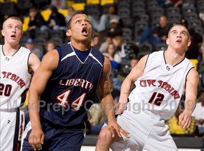 Thumbnail 3 in Liberty vs. Cave Spring (VHSL AA D3 Semifinal) photogallery.