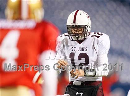 Thumbnail 2 in St. Joseph's Collegiate Institute vs. St. Francis (Monsignor Martin Final) photogallery.