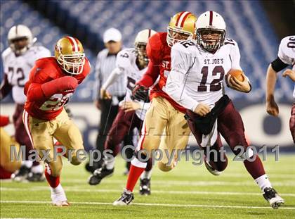 Thumbnail 1 in St. Joseph's Collegiate Institute vs. St. Francis (Monsignor Martin Final) photogallery.