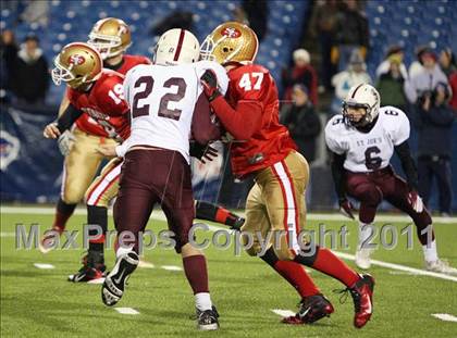 Thumbnail 2 in St. Joseph's Collegiate Institute vs. St. Francis (Monsignor Martin Final) photogallery.
