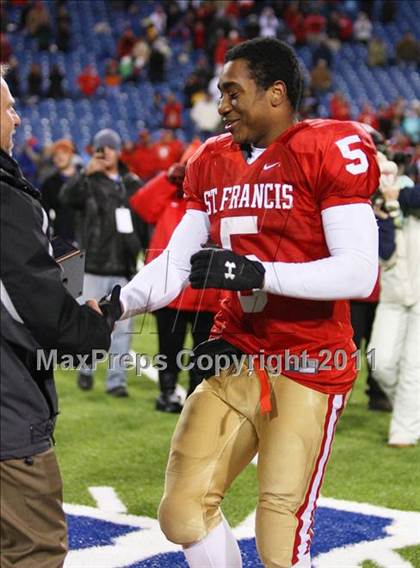 Thumbnail 1 in St. Joseph's Collegiate Institute vs. St. Francis (Monsignor Martin Final) photogallery.