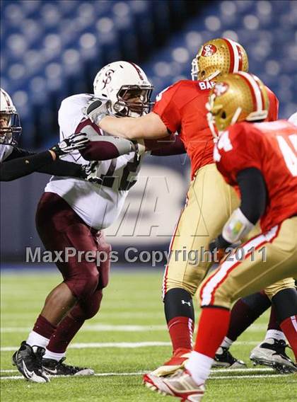 Thumbnail 1 in St. Joseph's Collegiate Institute vs. St. Francis (Monsignor Martin Final) photogallery.