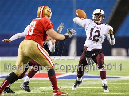 Thumbnail 1 in St. Joseph's Collegiate Institute vs. St. Francis (Monsignor Martin Final) photogallery.