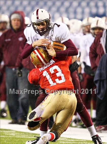 Thumbnail 1 in St. Joseph's Collegiate Institute vs. St. Francis (Monsignor Martin Final) photogallery.