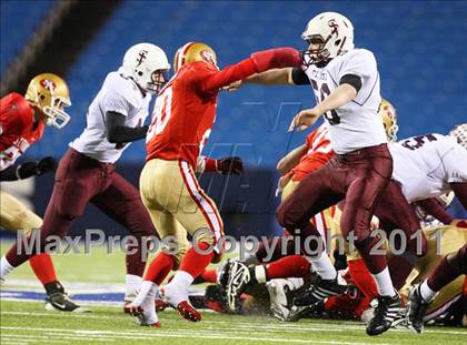 Thumbnail 2 in St. Joseph's Collegiate Institute vs. St. Francis (Monsignor Martin Final) photogallery.