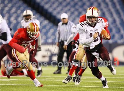 Thumbnail 3 in St. Joseph's Collegiate Institute vs. St. Francis (Monsignor Martin Final) photogallery.