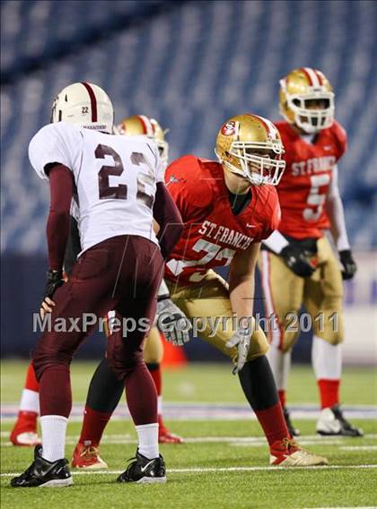 Thumbnail 2 in St. Joseph's Collegiate Institute vs. St. Francis (Monsignor Martin Final) photogallery.